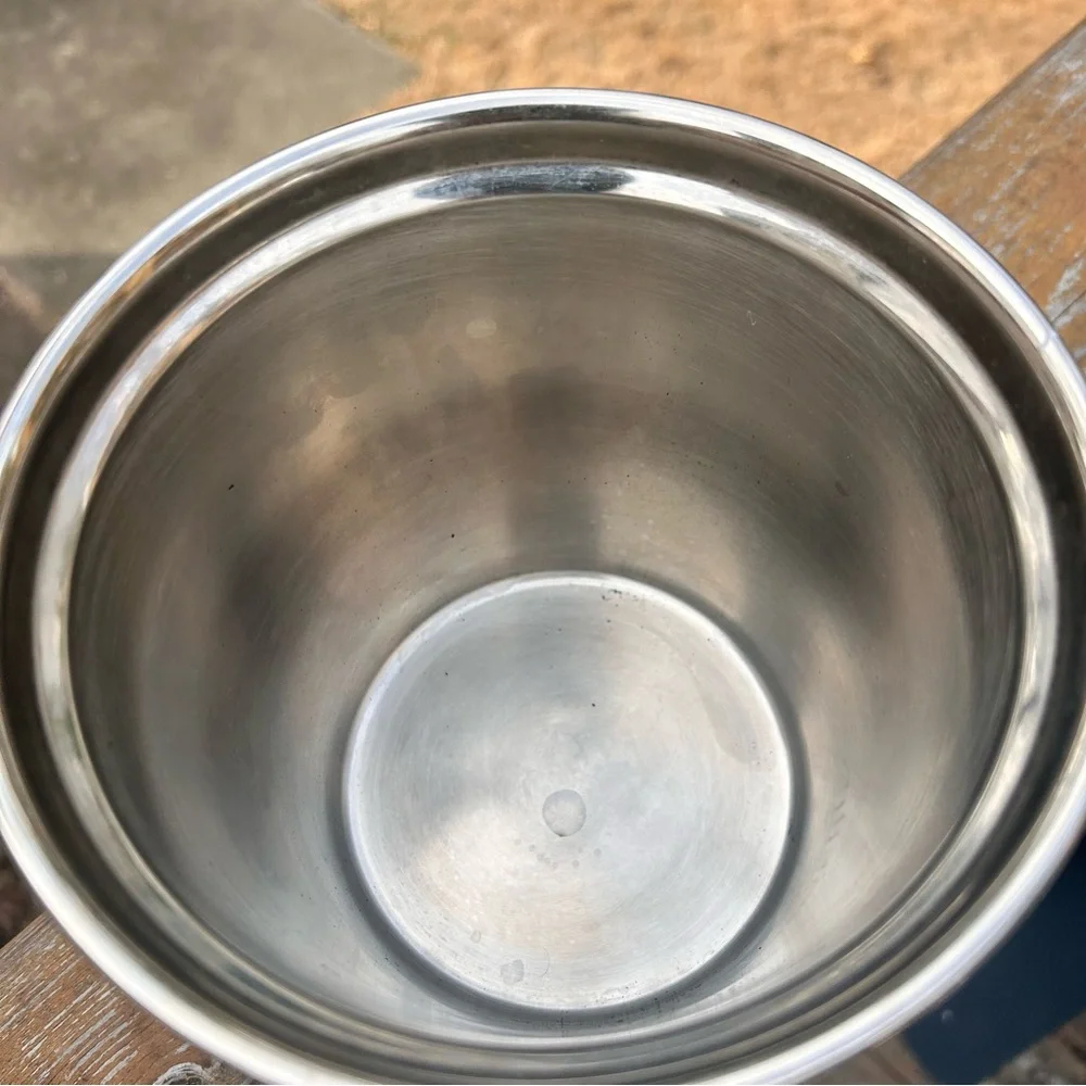 Pottery Barn Harrison Ice Bucket With Tongs‎ monogram T